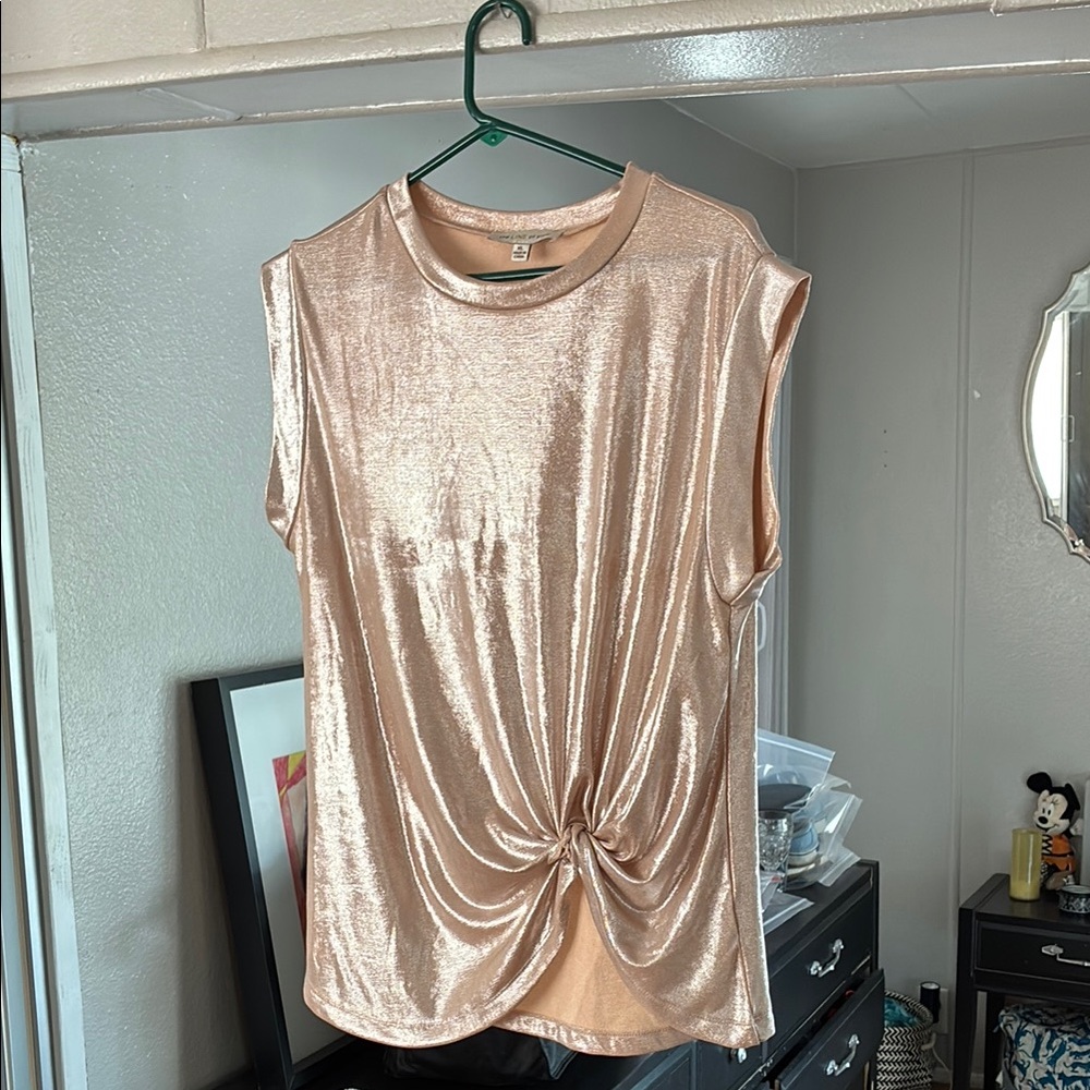 Metallic Sleeveless Top by the LINE of style size XL